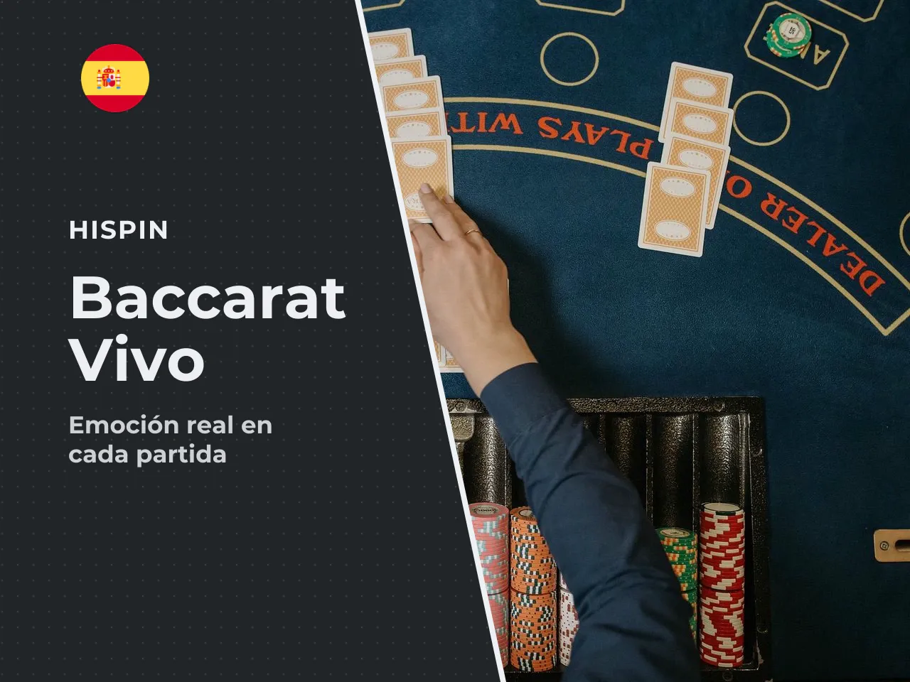 Baccarat con crupier en vivo experiencia